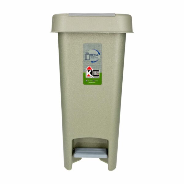 Tacho Con Pedal Color Verde Aluminio Colección Revive CASA PICA Unidad