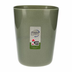 Tacho Plástico Papelero Color Verde Aluminio Colección Revive CASA PICA Unidad