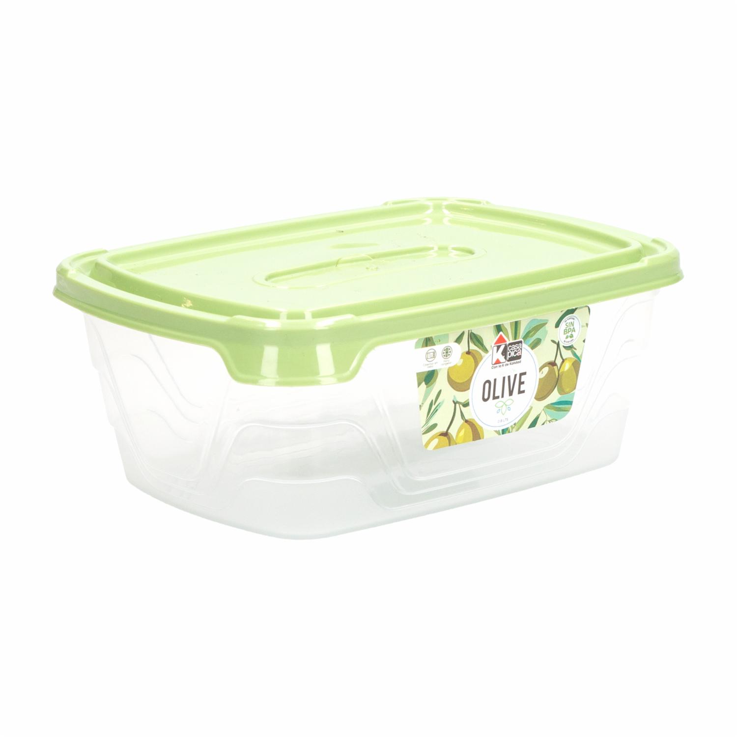 Repostero Rectangular Línea Kenzo Olive Verde CASA PICA 0,6 Litros - Imagen 3