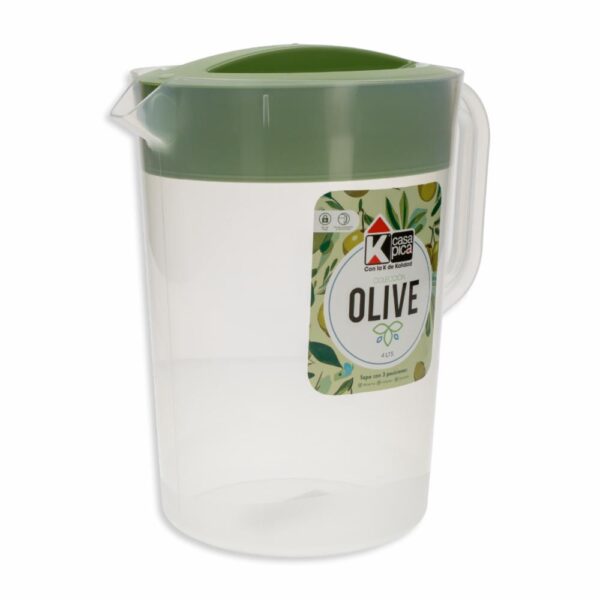 Jarra Plástica Línea Olive Color Verde CASA PICA Unidad - Imagen 2