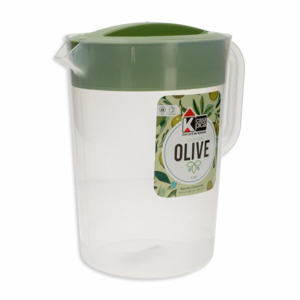 Jarra Plástica Línea Olive Color Verde CASA PICA Unidad - Imagen 2