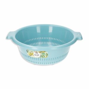 Escurridor De Platos Línea Olive Color Celeste CASA PICA Unidad