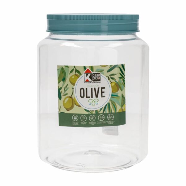 Frasco Pomo Hexagonal  Línea Olive Celeste CASA PICA Unidad