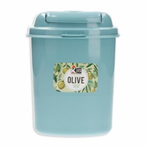 Tacho Plástico Línea Olive Color Celeste CASA PICA Unidad