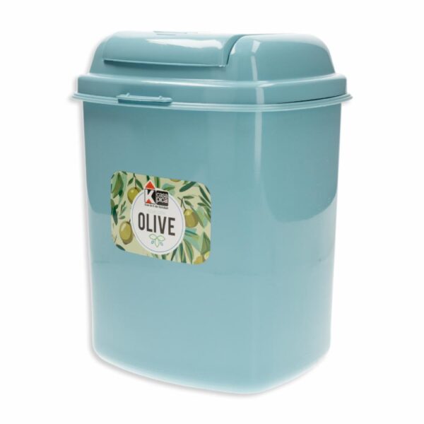 Tacho Plástico Línea Olive Color Celeste CASA PICA Unidad - Imagen 2