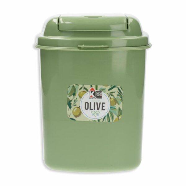 Tacho Plástico Línea Olive Color Verde CASA PICA Unidad