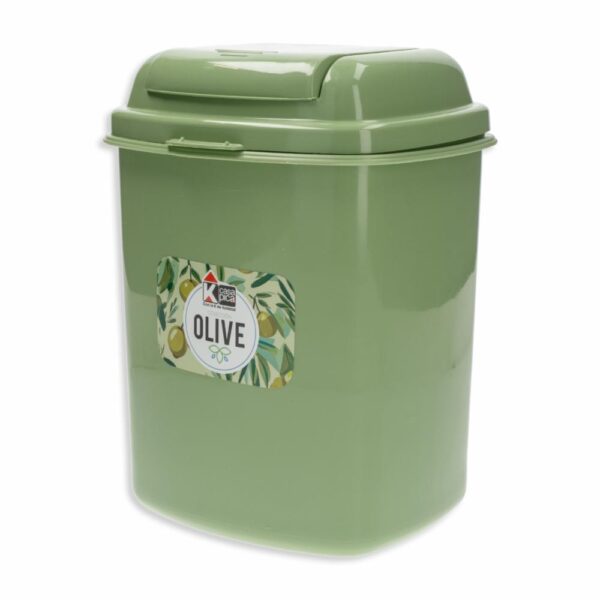 Tacho Plástico Línea Olive Color Verde CASA PICA Unidad - Imagen 2