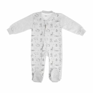 Mono Con Pie Perch Gris MGX BABY