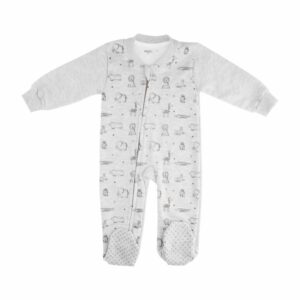 Mono Con Pie Perch Gris MGX BABY