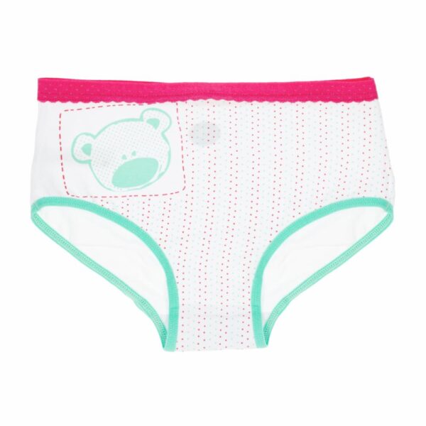 Panties Para Niñas Pack X 3 Uds Fucsia Y Turquesa PEQUEÑITAS - Imagen 4