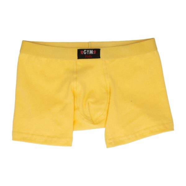 Bóxer Amarillo Para Caballero Para Fin De Año GYM KIDS