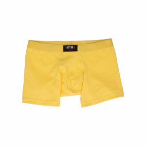 Bóxer Amarillo Para Caballero Para Fin De Año GYM KIDS