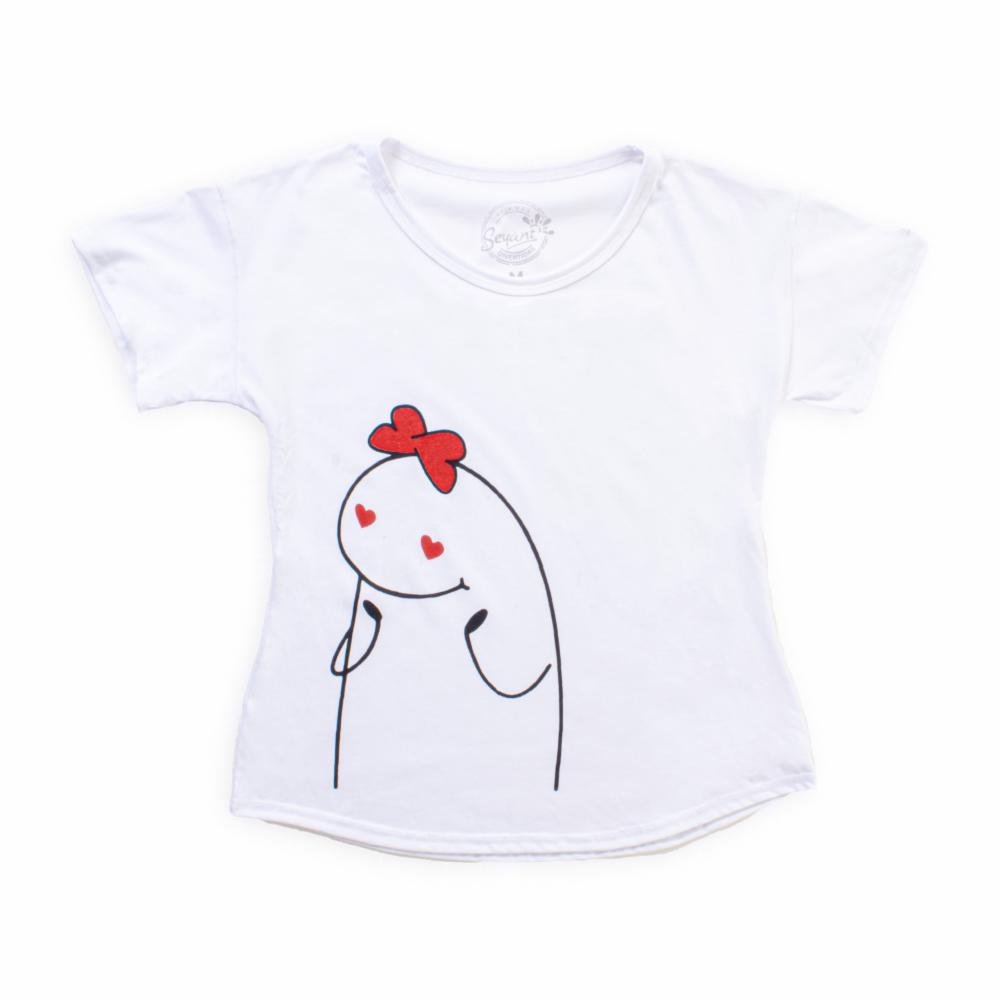 Pijama San Valentín Blanco Con Negro BAMBOLOO - Imagen 2