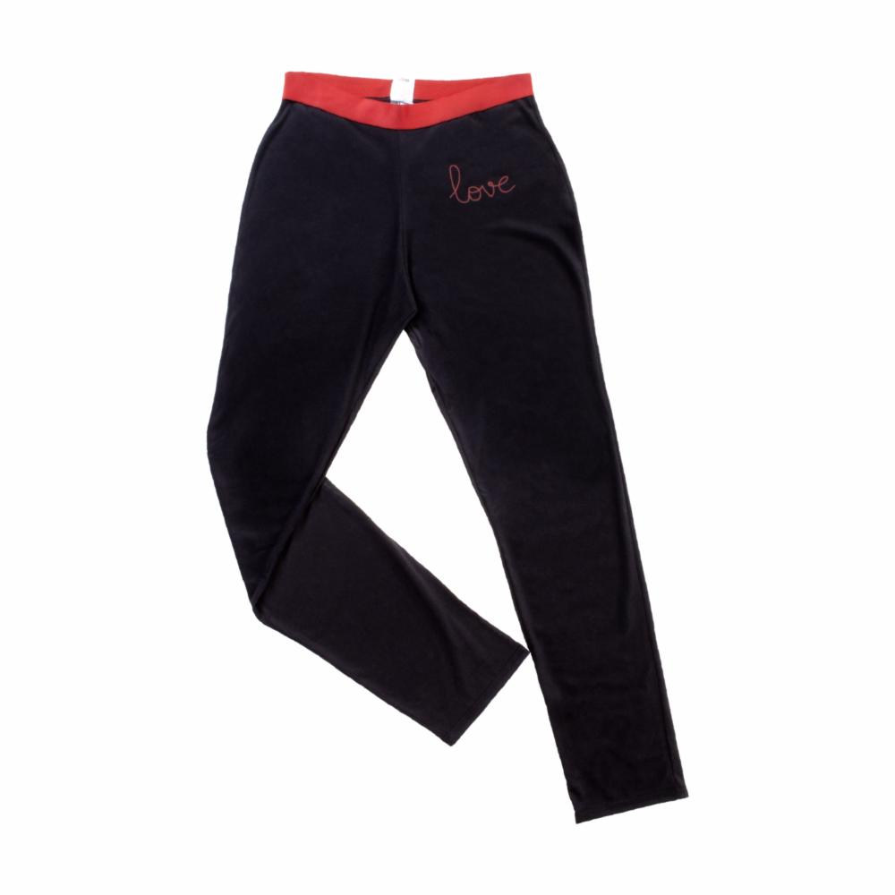 Pijama San Valentín Blanco Con Negro BAMBOLOO - Imagen 3