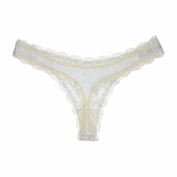 Panty Tela Tipo Lycra Bordes Tejidos Nude BAMBOLOO - Imagen 2
