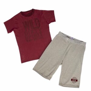 Pijama 2 Piezas Camiseta Y Short GYM