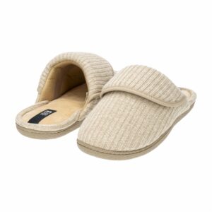Pantuflas Beige Diseño Camila Con Filo Ribet CM ORIGINAL