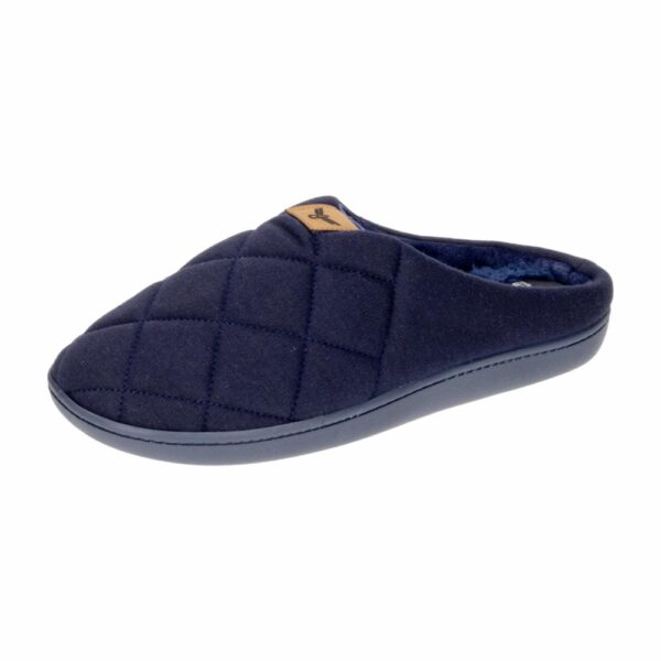Pantuflas Suecas Azules Diseño De Rombos CM ORIGINAL - Imagen 5