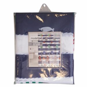 Cortina De Baño Diseño Océano MODERTEX 180 X 180 Cm