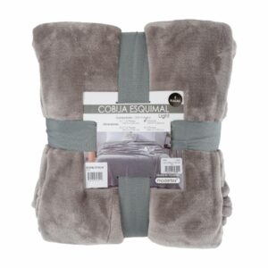 Cobija Esquimal Ligth Gris Claro MODERTEX 2 Plazas