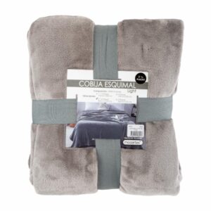 Cobija Esquimal Ligth Gris Claro MODERTEX 2 1/2 Plazas