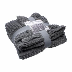Cobija Waffle Gris MODERTEX 170 X 130 Cm