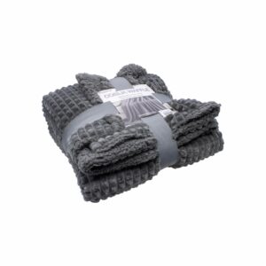 Cobija Waffle Gris MODERTEX 170 X 130 Cm