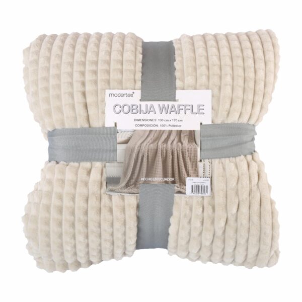 Cobija Waffle Habano MODERTEX 170 X 130 Cm