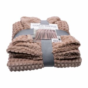 Cobija Waffle Blush MODERTEX 170 X 130 Cm