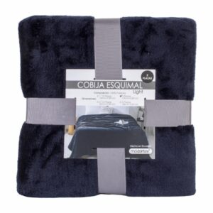 Cobija Esquimal Light Azul Marino MODERTEX 2 Plazas