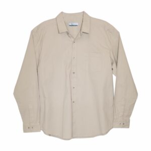 Camisa Manga Larga Unicolor Beige BLUE