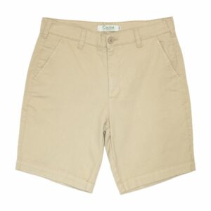 Bermuda De Caballero Gabardina Color Kaki BLUE