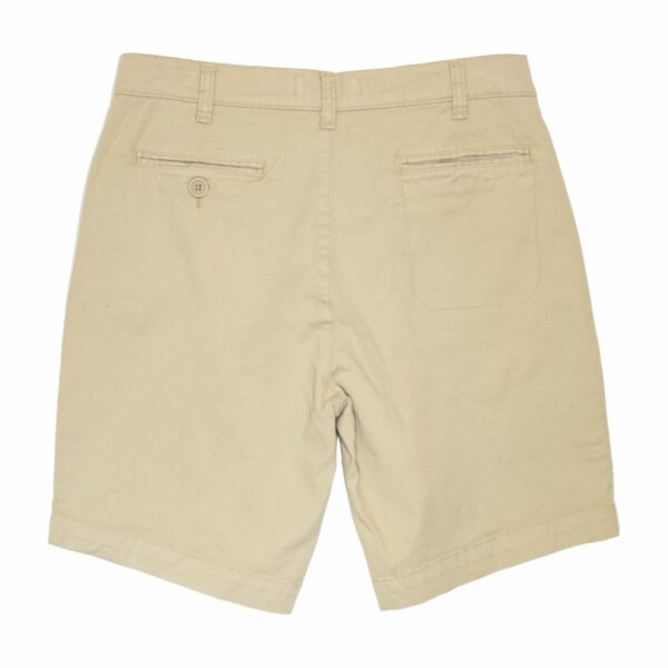 Bermuda De Caballero Gabardina Color Kaki BLUE - Imagen 2