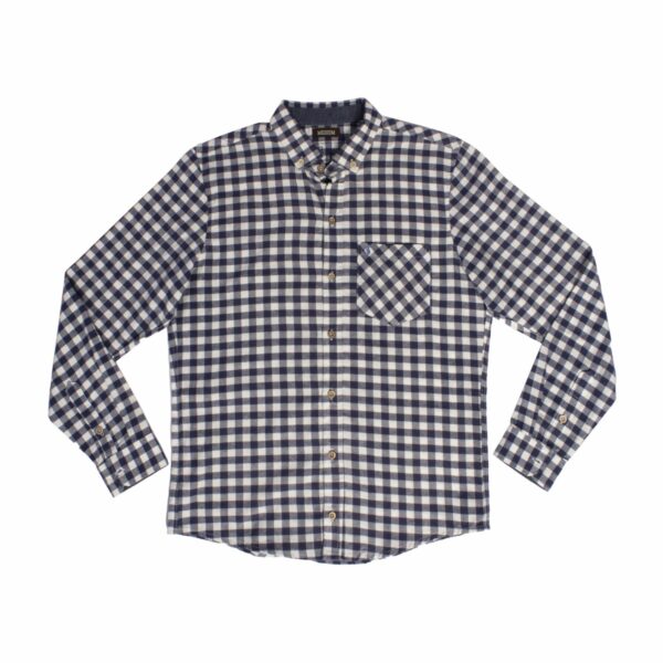 Camisa Manga Larga A Cuadros BLUE - Imagen 4