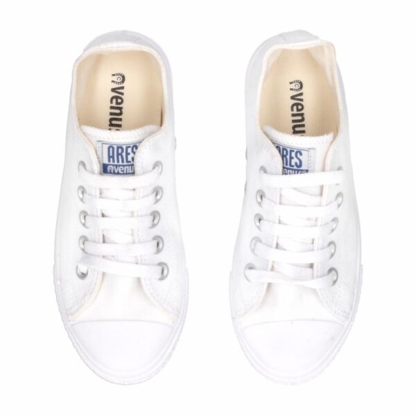 Zapato De Lona Para Niño Modelo Ares Blanco VENUS Talla 33 - Imagen 2