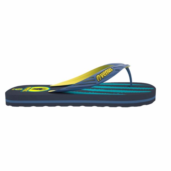 Zapatilla De Niño Con Tiras Diseño Garras Azul Con Amarillo VENUS - Imagen 3