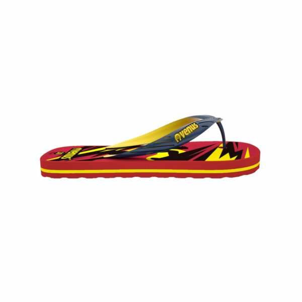 Zapatilla De Niño Con Tiras Diseño Relámpago Rojo Con Azul VENUS - Imagen 3