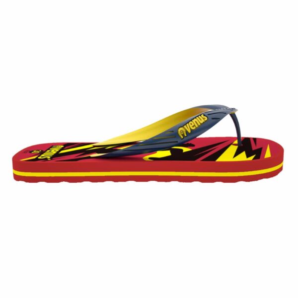 Zapatilla De Niño Con Tiras Diseño Relámpago Rojo Con Azul VENUS - Imagen 3
