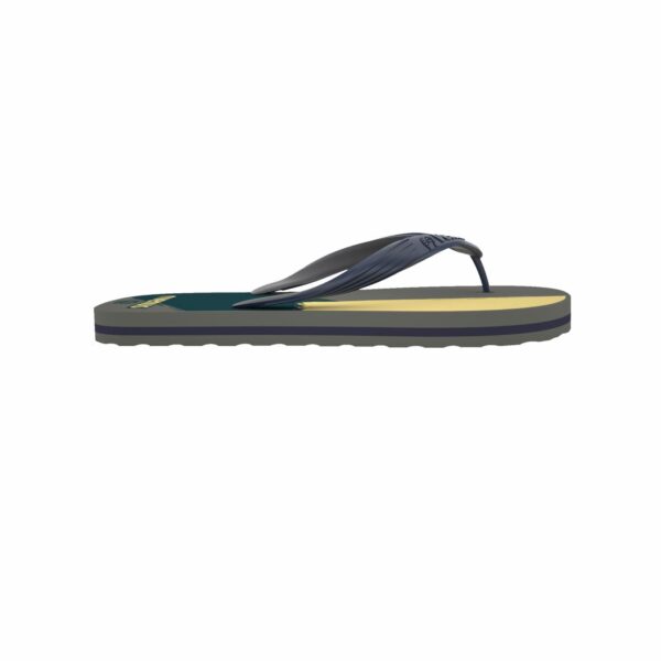 Zapatilla De Caballero Con Tiras Diseño Sombra Gris Con Azul VENUS - Imagen 3