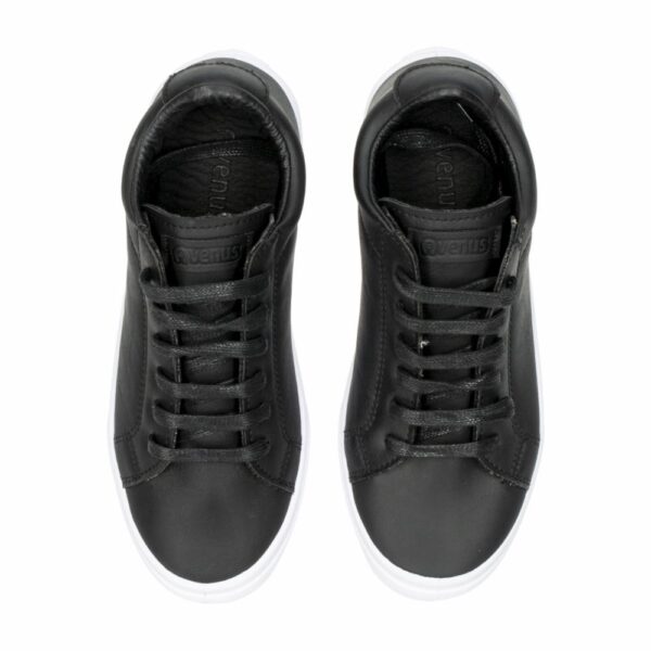 Zapato Urbano Negro Con Cordón VENUS - Imagen 2
