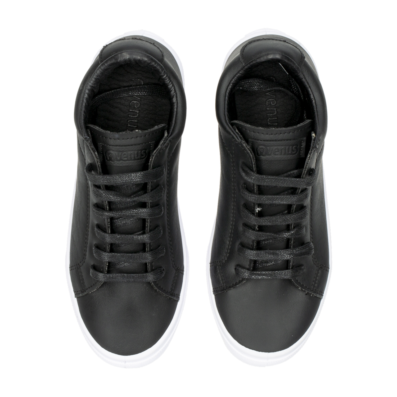 Zapatos Urbano Negro Con Cordón VENUS