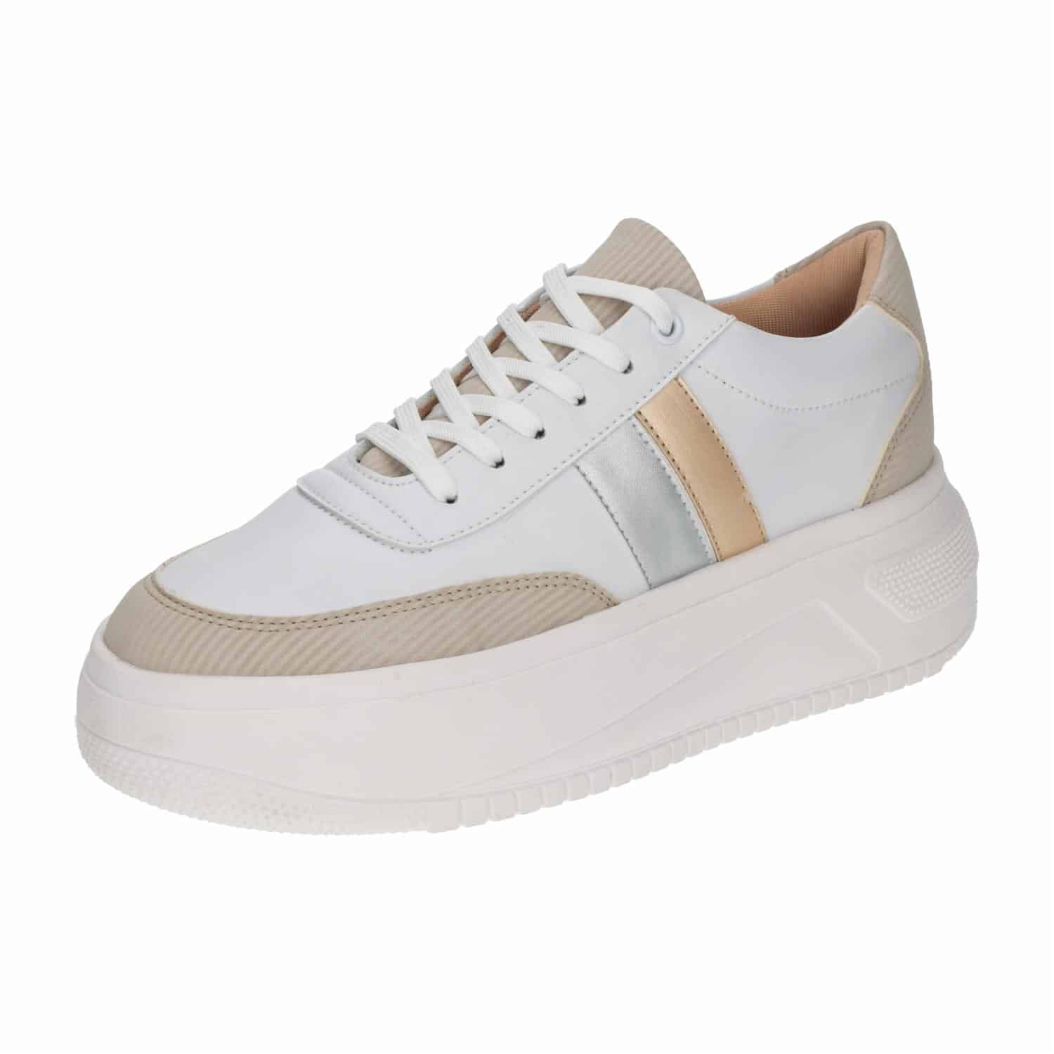 Zapatos Urbano Blanco Con Cordón TREND & STYLE