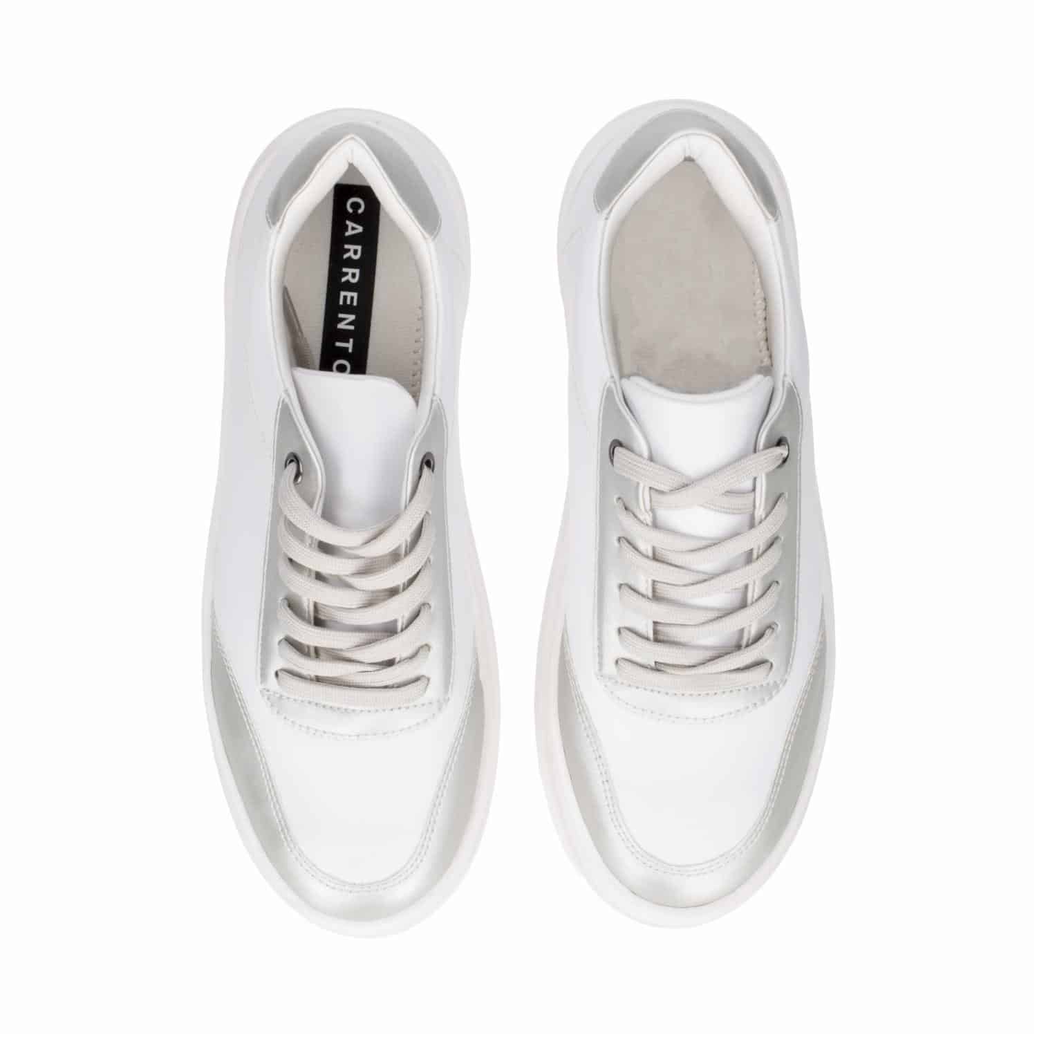 Zapatos Urbano Blanco Con Cordón TREND & STYLE