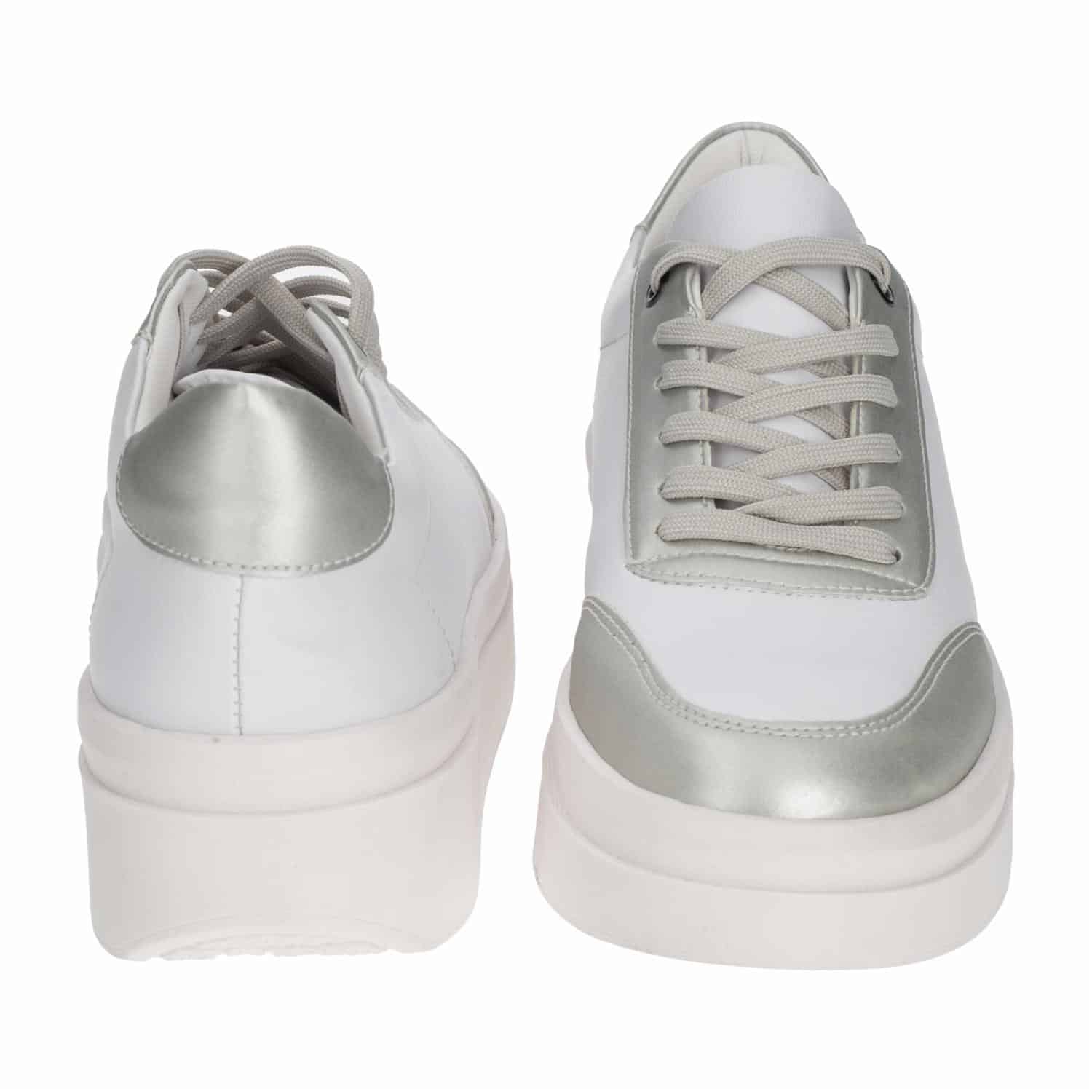 Zapatos Urbano Blanco Con Cordón TREND & STYLE