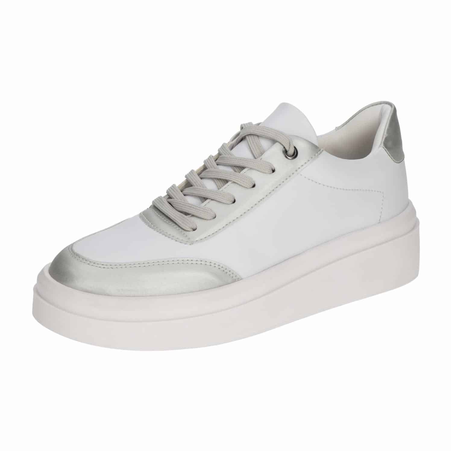 Zapatos Urbano Blanco Con Cordón TREND & STYLE