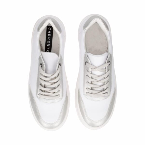 Zapato Urbano Blanco Con Cordón TREND & STYLE - Imagen 2