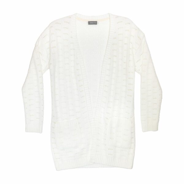 Cardigan Calado Beige TREND & STYLE - Imagen 2