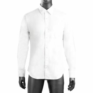 Camisa Twill Comfort Fit Puño Redondo BLUE