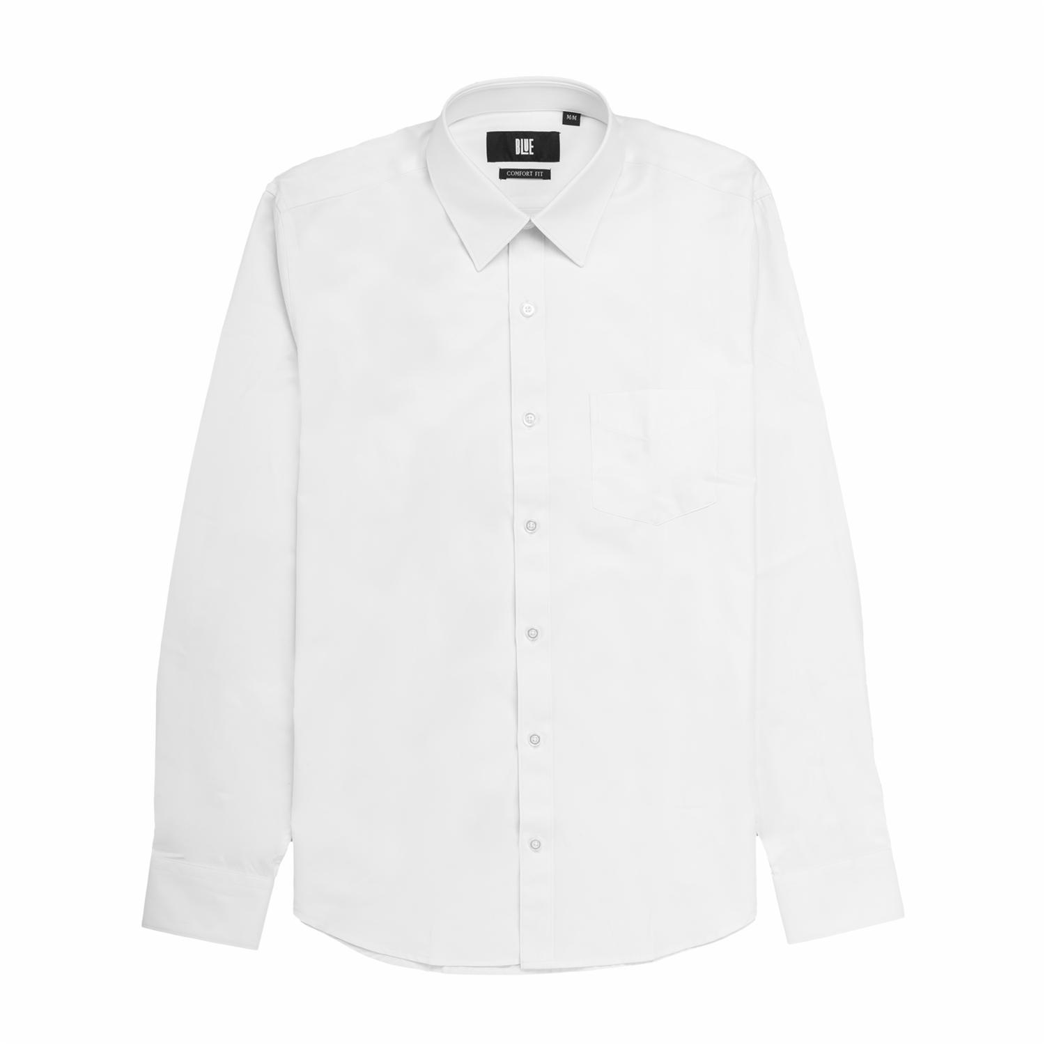 Camisa Twill Comfort Fit Puño Redondo BLUE - Imagen 3