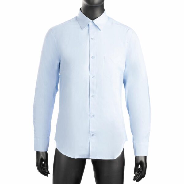 Camisa Twill Comfort Fit Puño Redondo BLUE - Imagen 6